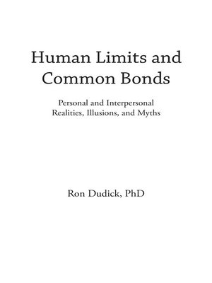 cover image of Human Limits and Common Bonds